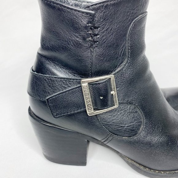 Durango City Philly Shorty Leather Side Zip Boot Black Size 6.5 - Picture 5 of 11